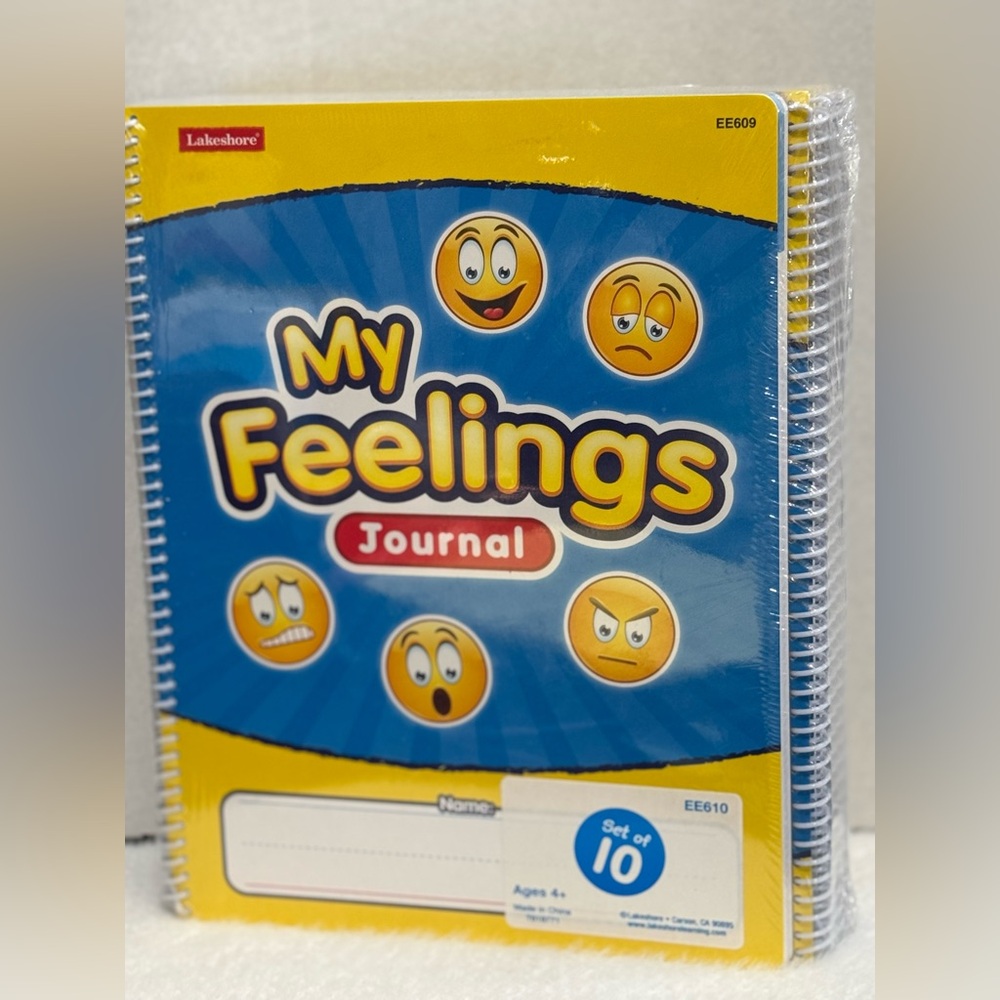 New Lakeshore My Feelings Journal Set of 10